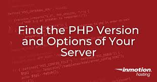 find php version and options of your