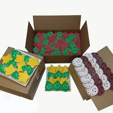 Individually wrapped in colorful red, green and gold foils that complement any festive holiday setting. New Bulk Holiday Cookie Pack 280 Wrapped Christmas Cookies