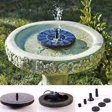 Using a fountain basin can make installing a garden water atlantic outdoor water fountain basins are built with ease of installation, and strength in mind. Solar Powered Easy Bird Fountain Kit Great Addition To Your Garden In 2021 Bird Bath Fountain Bird Fountain Solar Fountain