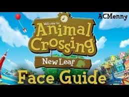 Animal Crossing New Leaf Face Guide Hd Youtube