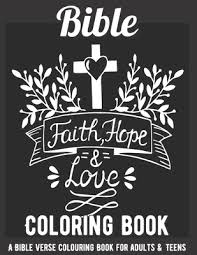 I like that the backs are black so ink does't go through to the next page. Bible Coloring Book A Bible Verse Colouring Book For Adults Teens A Fun Original Christian Coloring Book With Joyful Designs And Inspi Paperback Eso Won Books