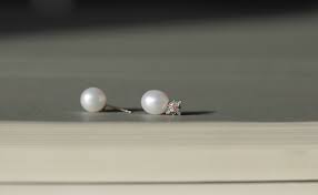 orchid pearl studs rainbow ka0125ab