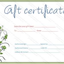 Free Printable Gift Certificate Template 2961316505721 Free