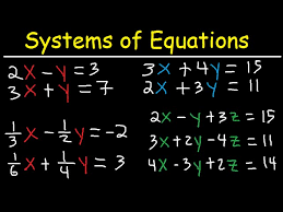 How To Solve Systems Of Equations By