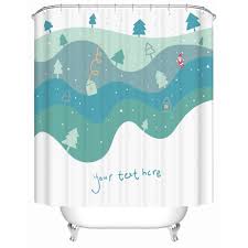 Us 16 41 6 Off Fantastic Mountain Tree Shower Curtain Colorful Design Gradient Bath Shower Waterproof And Durable Waterproof And Fabric In Shower
