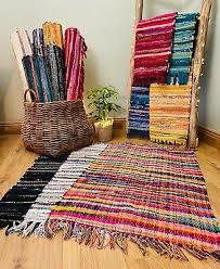 rag rugs recycled cotton mix rug