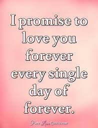 I Promise To Love You Forever Every Single Day Of Forever