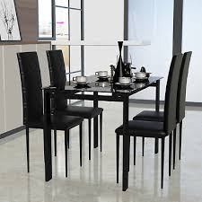 Kitchen Room Tempered Glass Table Set