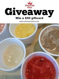 smoothie king in omaha giveaway oh