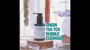 The acidulous cleanser exfoliates the. Somebymi Bye Bye Blackhead Miracle Green Tea Tox Bubble Cleanser Koreanische Hautpflege K Beauty House
