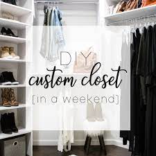 diy custom closet with modular closets