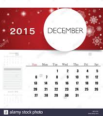2015 Calendar Monthly Calendar Template For December