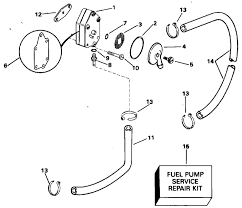 johnson fuel pump parts for 1994 15hp
