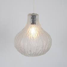 Vintage Frosted Glass Pendant Lamp