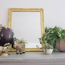 how to paint a mirror frame