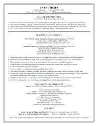 Resumes For Teachers Examples Transition To Teaching Resume Examples