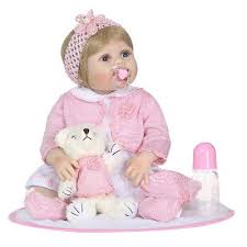 Real Touch 22inch Reborn Baby Girl Doll Newborn Size Full Silicone Baby Doll Ebay