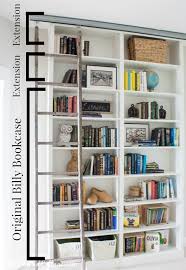 billy bookcase with library ladder