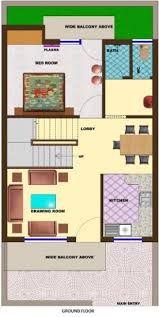 25 45 Duplex Floor Plan 1125sqft West