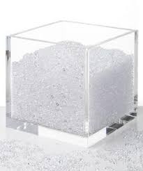 acrylic cube organizer with crystals