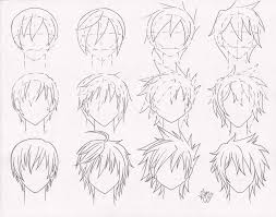 1, the direction of the hair locks. Male Hairstyles How To Draw Hair Boy Hair Styles Ideas