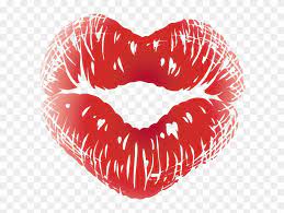 kissing clipart red lipstick lip kiss