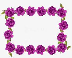 free png purple border frame png rose