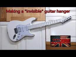 Making A Invisible Guitar Hanger