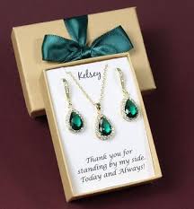 teal bridal earrings necklace set blue