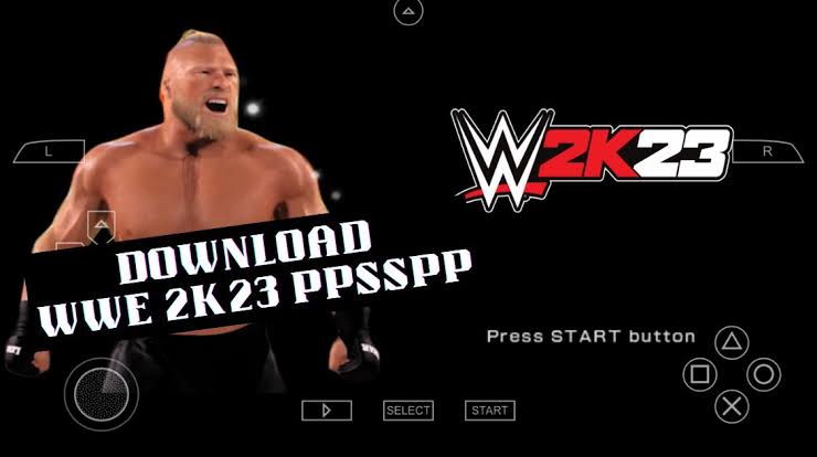 Download WWE 2023 PPSSPP Texture Files PS5 Graphics Highly Compressed 2K23 ISO Obb Offline Game