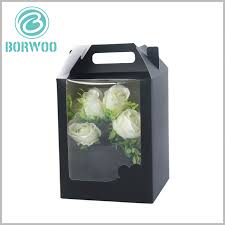 paper gable box with windows flower