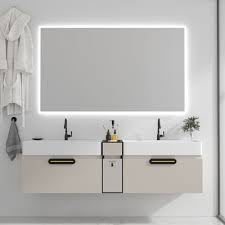 Modern 63 Floating Bathroom Vanity Set