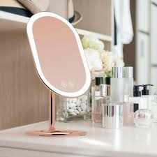 rose gold vanity mirror