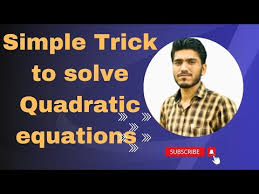How To Solve Quadratic Equations In 5