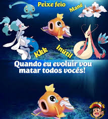 Pokémon GO Brasil - Goldeen e Milotic não podem falar muito, um evolui e  fica feio e o outro evolui do peixe mais feio entre os Pkmns peixes 🐟👹😅  #MestraPkmn