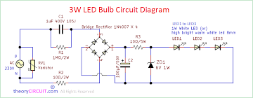 7w Led Bulb Circuit Diagram