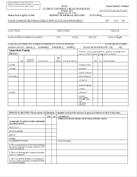 Patient Health History Form Template Medical Forms Word
