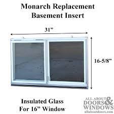 Steel Basement Window Insert Aluminum