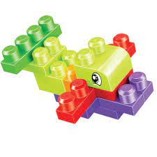 Đồ chơi lắp ráp lego thông minh cho bé mẫu giáo TINITOY First Block máy bay  nhiều mảnh - Lắp ghép, Xếp hình