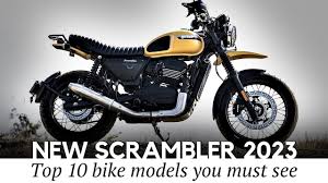 10 new scrambler motorcycles of 2023