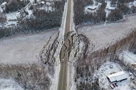 Geological survey said the earthquake struck around 56 miles east southeast of perryville, alaska. Vine Road Open After Earthquake Damage Local News Stories Frontiersman Com