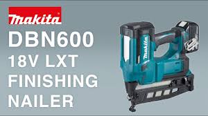 makita dbn600 18v finishing nailer 16g