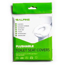 Alpine Industries White Disposable Toilet Seat Covers 150 Sheets