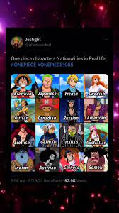 one piece character nationalities｜TikTok Search