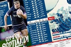 Rugby World Cup 2019 Wall Chart Full Tv Coverage And