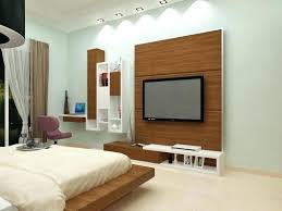 simple bedroom design with tv