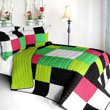 Quilted Patchwork Quilt Set
