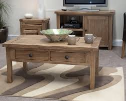 Chicago Oak Coffee Table With Drawers