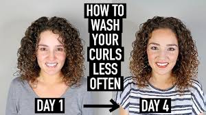 without washing your curly hair