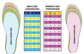 average shoe size for men by height and